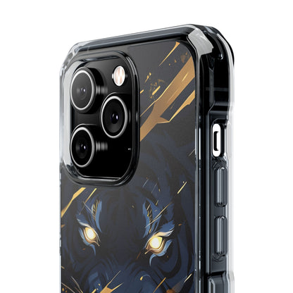 Tiger's Glowing Gaze iPhone Case - Impact