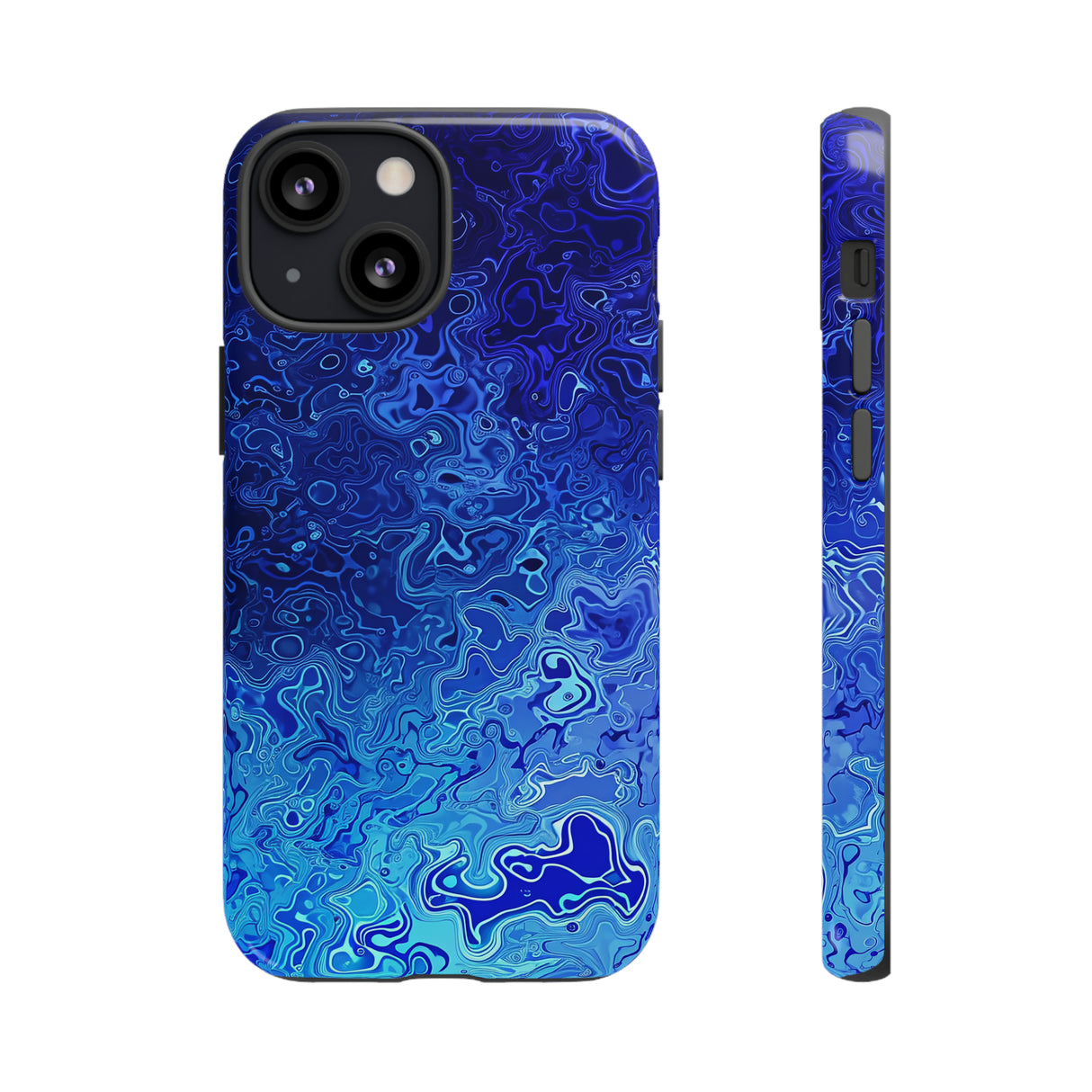 AI Fusion: Metallic Gradient - Protective Phone Case