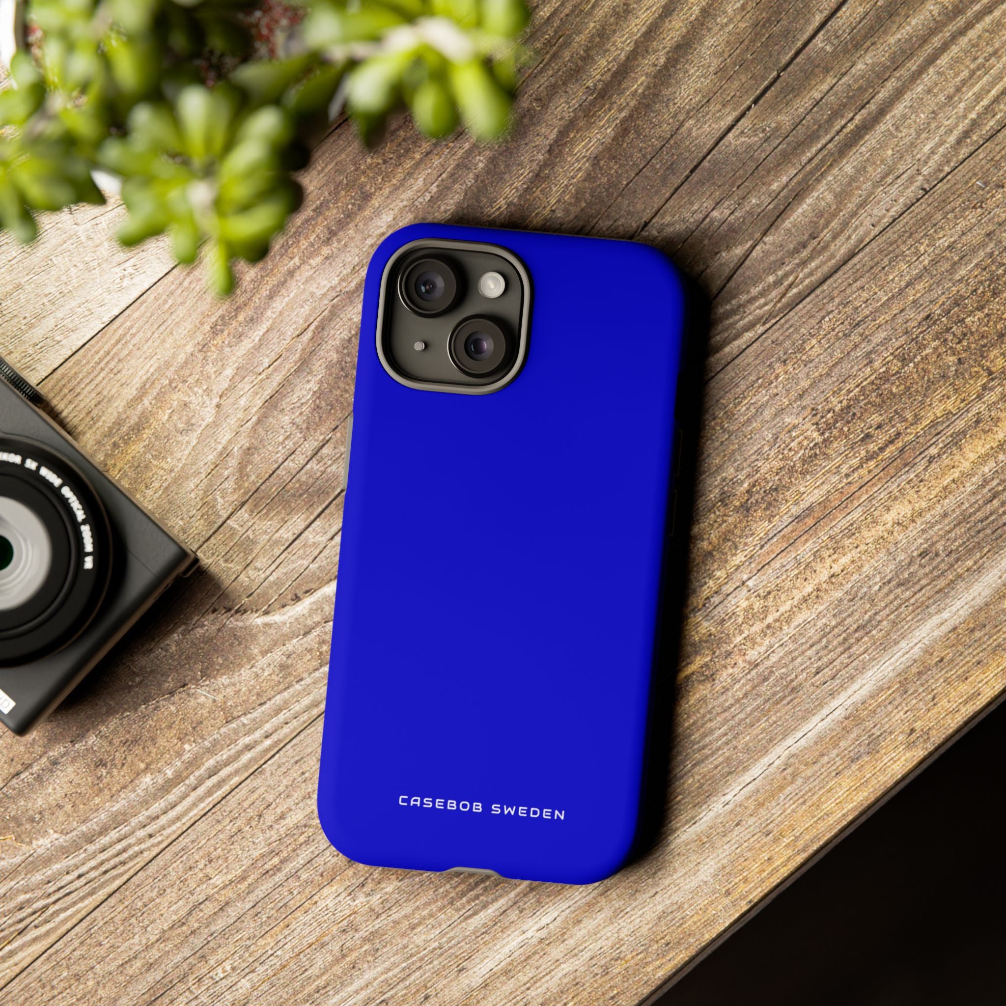 Medium Blue iPhone 15 - Tough Phone Case