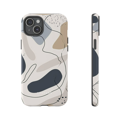 Grey Lines Simplicity - Protective Phone Case