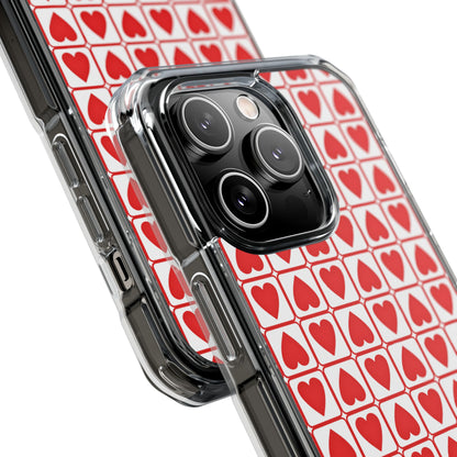 Hearts In Squares iPhone Case - Impact