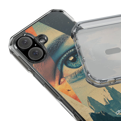 Eye Meets Mountains iPhone Case - Impact