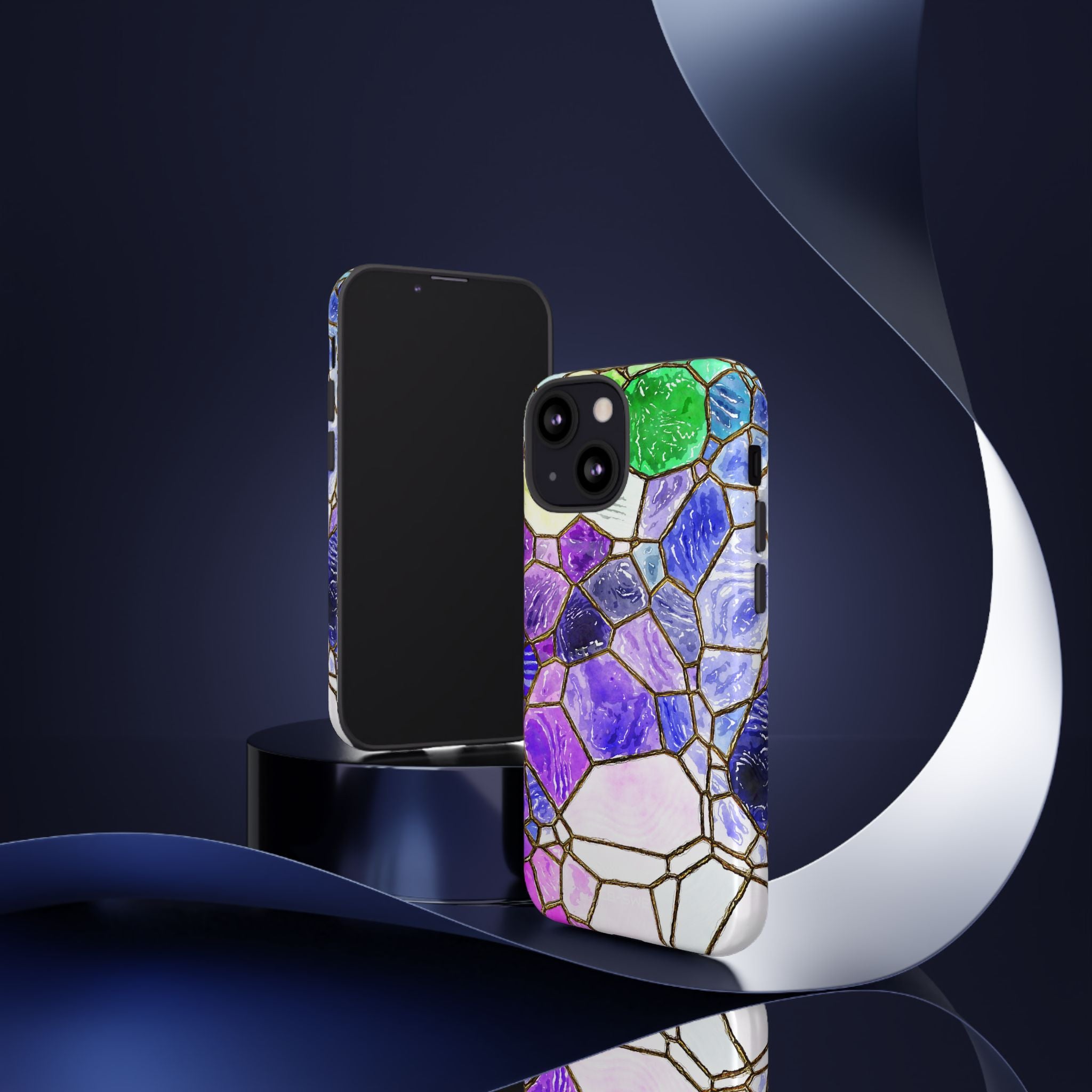 Colorful Glass Mosaic - iPhone Case