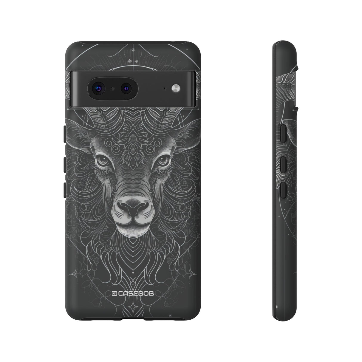 Mystic Ram Mandala | Protective Phone Case for Google Pixel