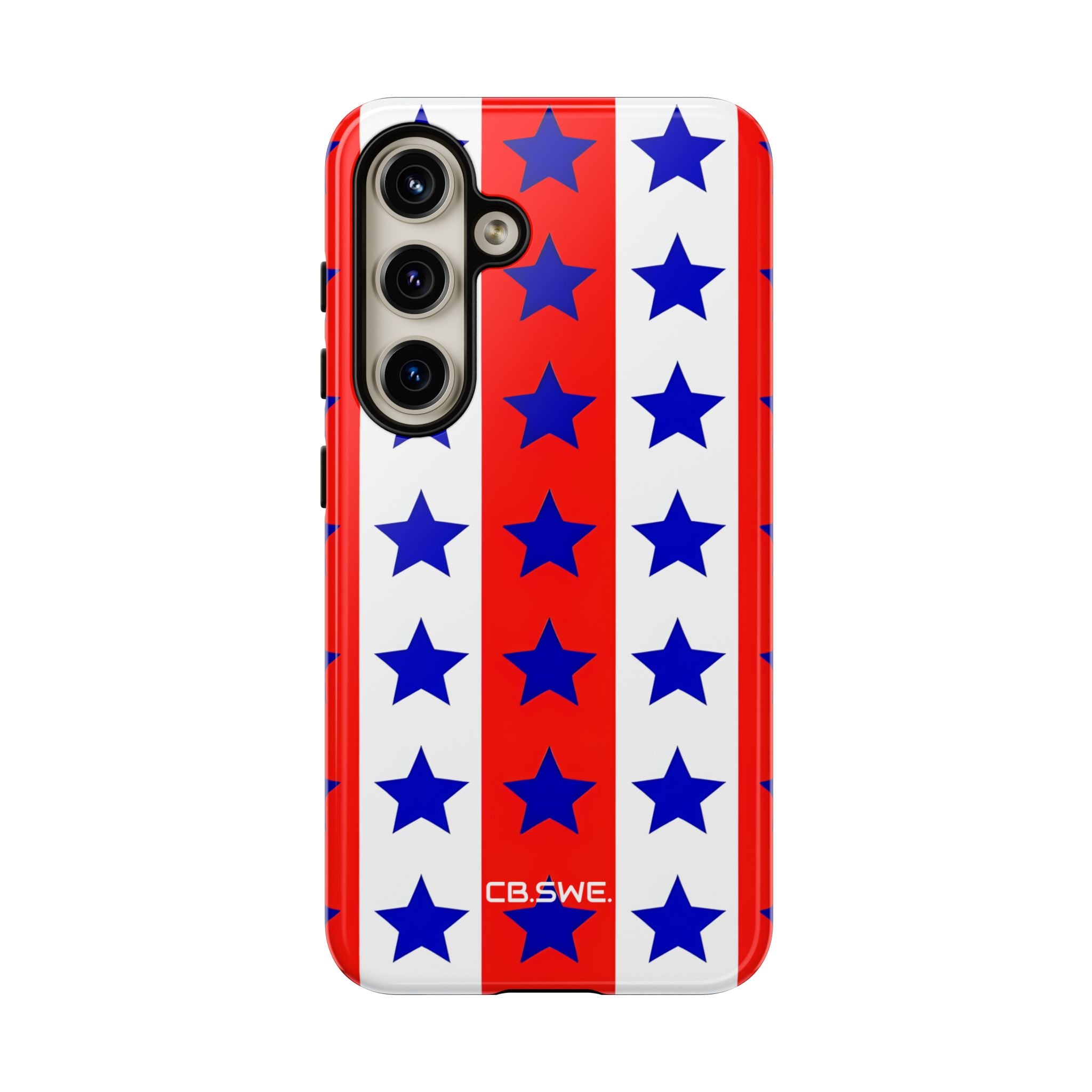 Patriotic American Flag Inspired Seamless Samsung S24 - Tough