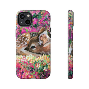 Oil painting - Young Deer - Protective Phone Case