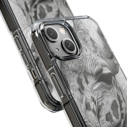Swirling Giraffe Art iPhone 14 - Impact Clear+