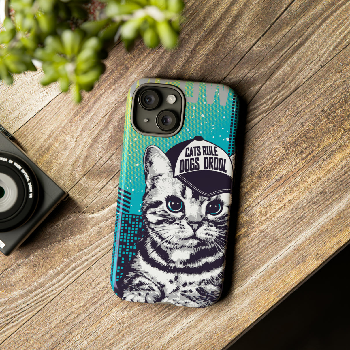 Cute Cat - Protective Phone Case