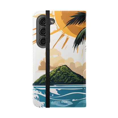 Palm Sunscape - Samsung S23 Case - Lompakko