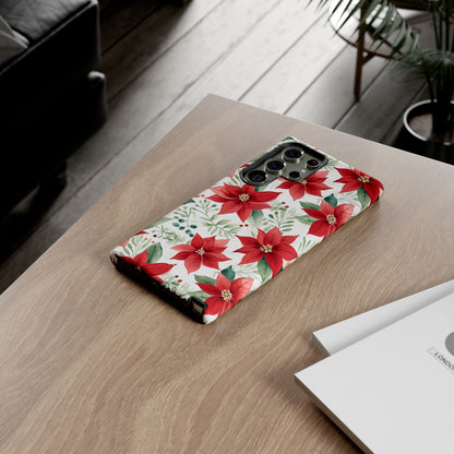 Poinsettias Bloom Bright - Samsung Case