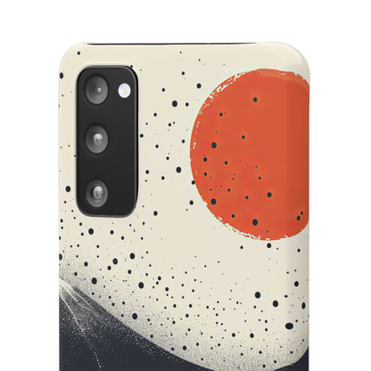 Red Sun Over Flowing Horizons Samsung S20 - Slim Phone Case