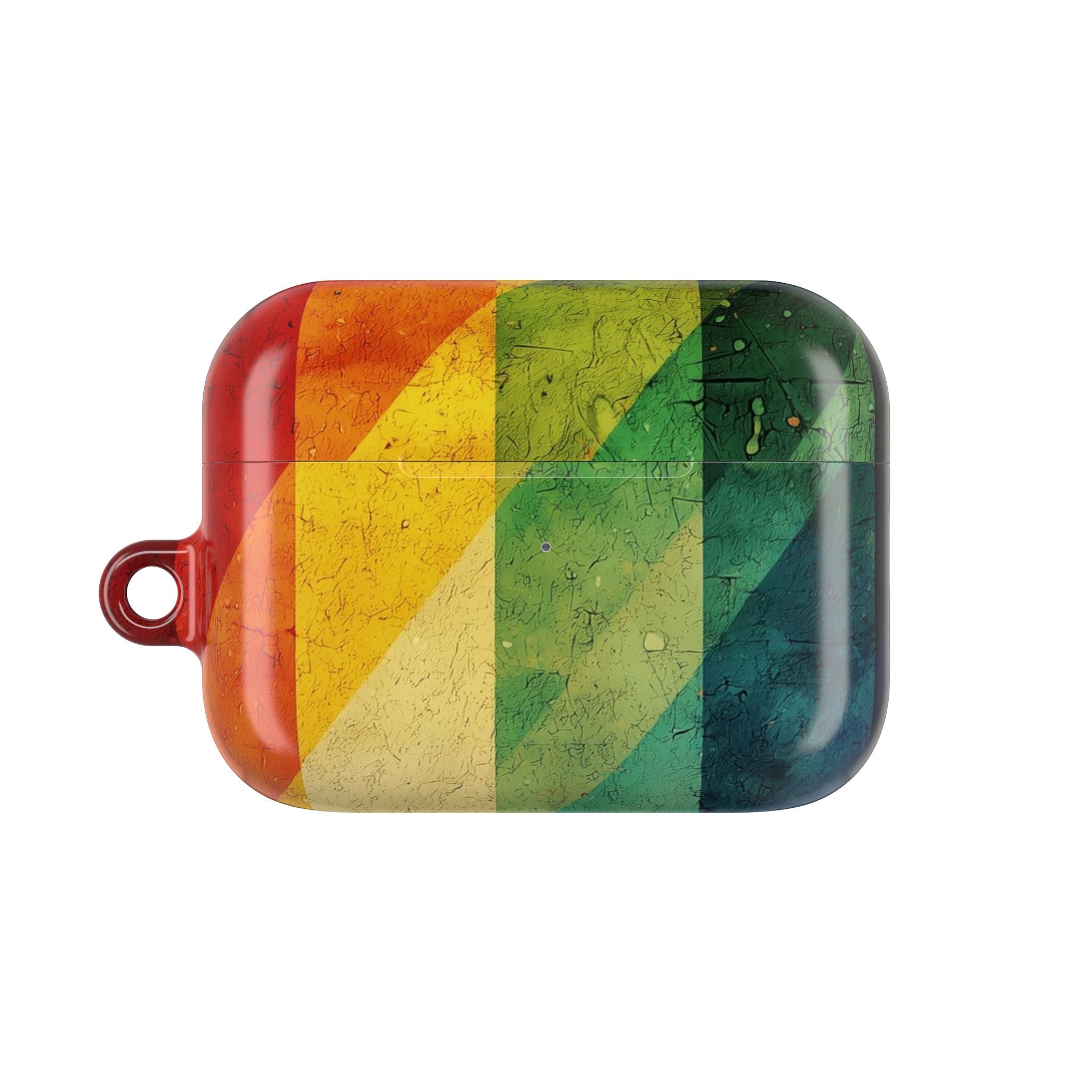 Crimson Stripes - AirPods Case