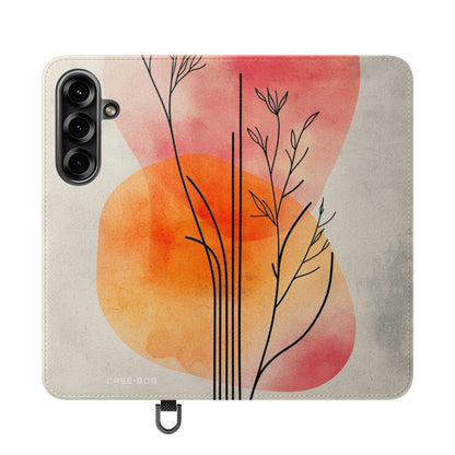 Twilight Stems - Samsung S25 Case - Wallet