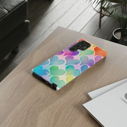 Watercolor Heart Symphony - Samsung Case