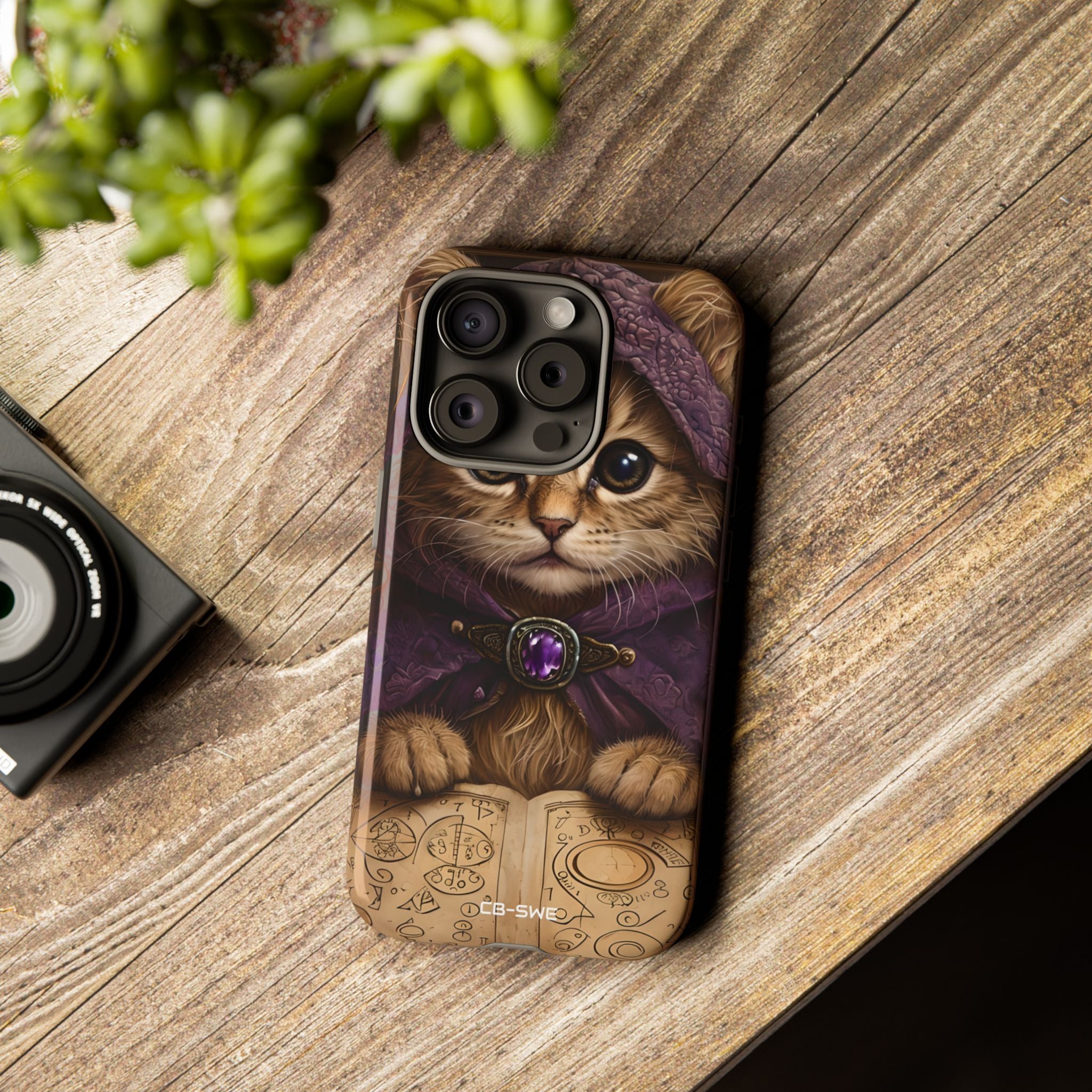 Mystical Wizard Cat - iPhone Case