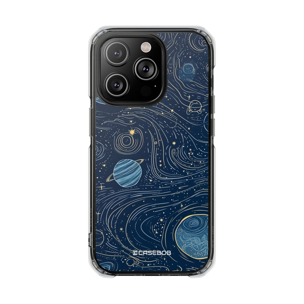 Cosmic Whimsy – Handyhülle für iPhone (Clear Impact – Magnetisch)