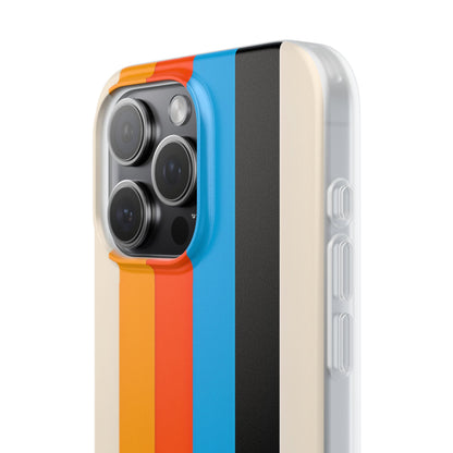 Vivid Stripe Harmony iPhone 15 Pro Max Case - Soft