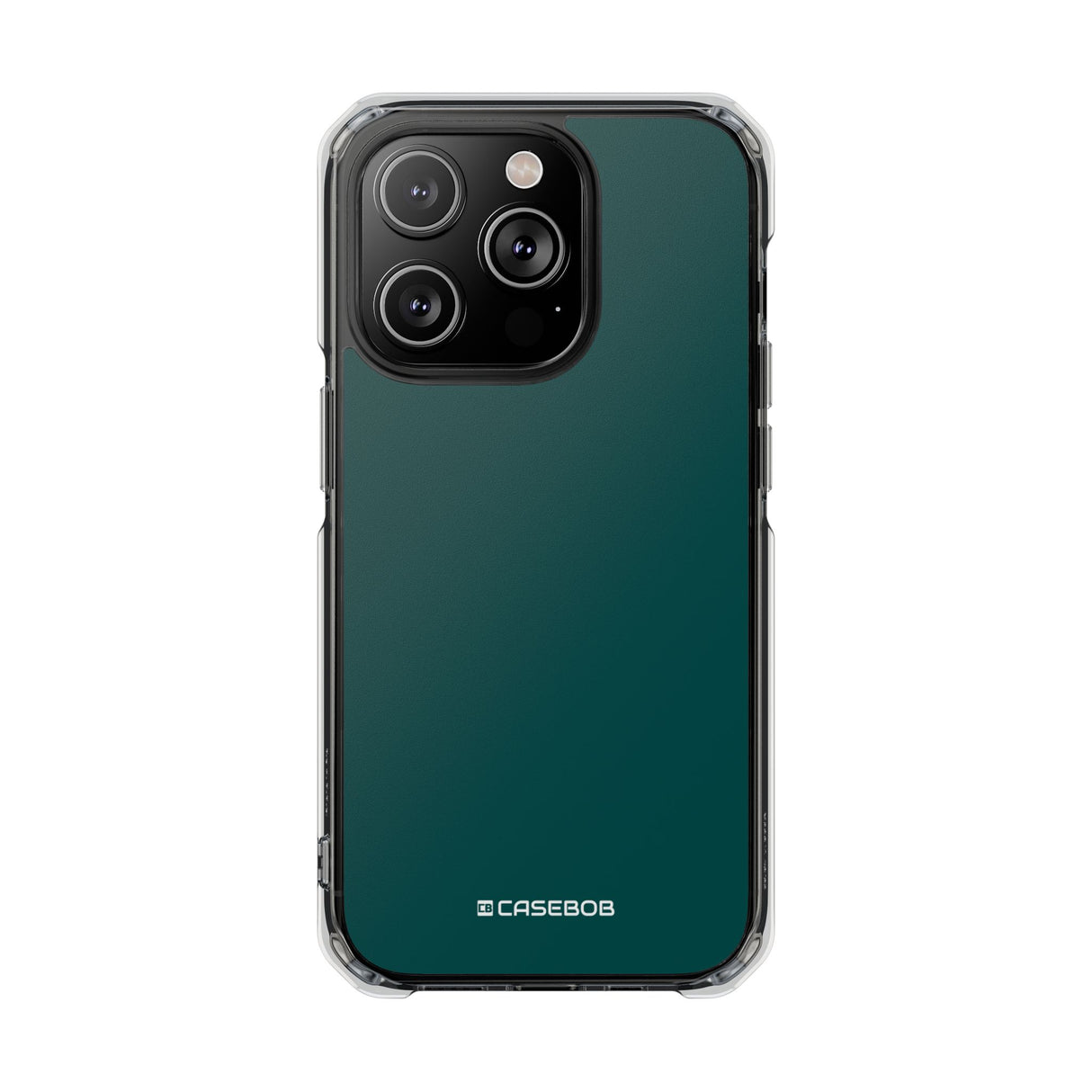 Deep Jungle Green | Handyhülle für iPhone (Clear Impact Case – magnetisch) 