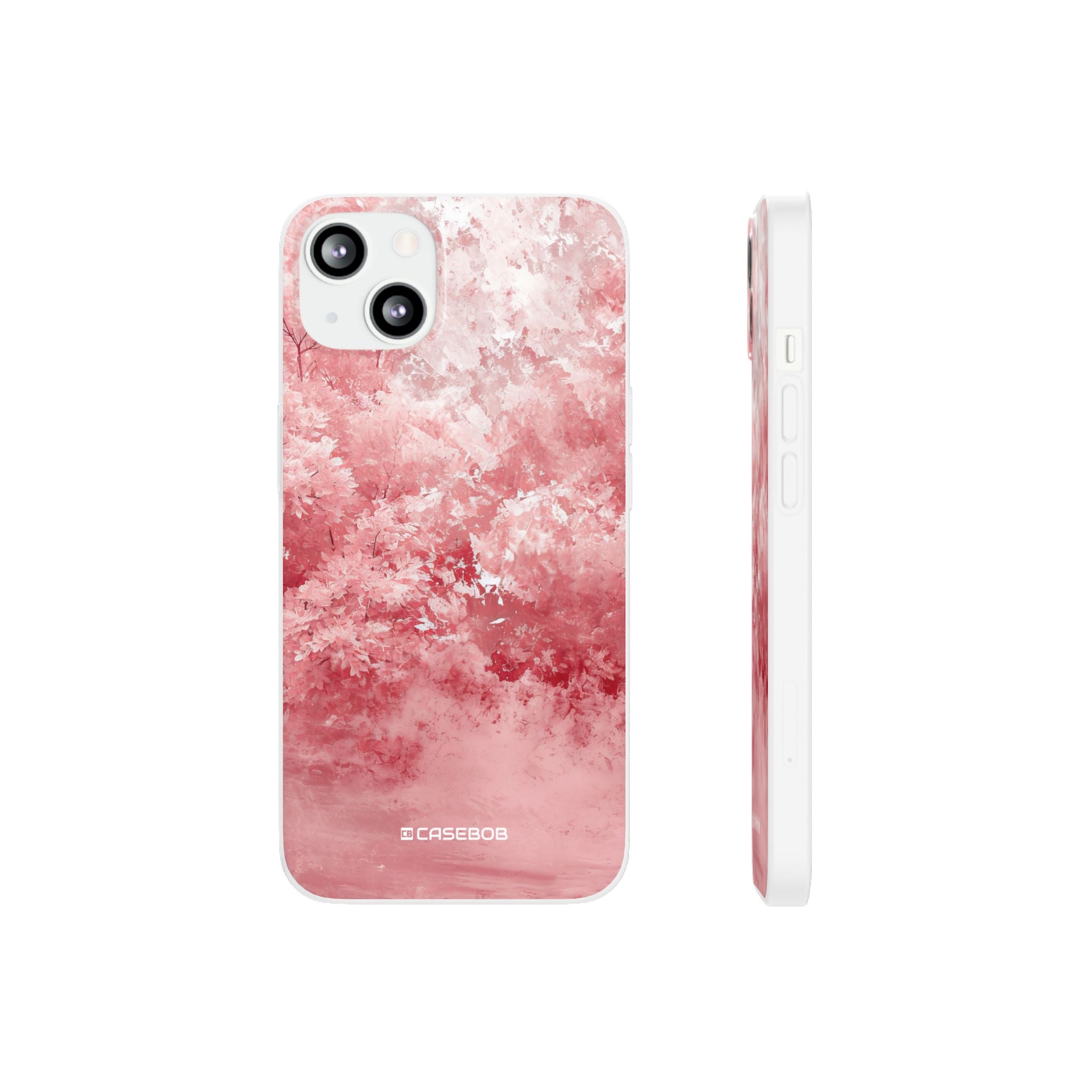 Pantone Rose | Handyhülle für iPhone (Flexible Hülle)