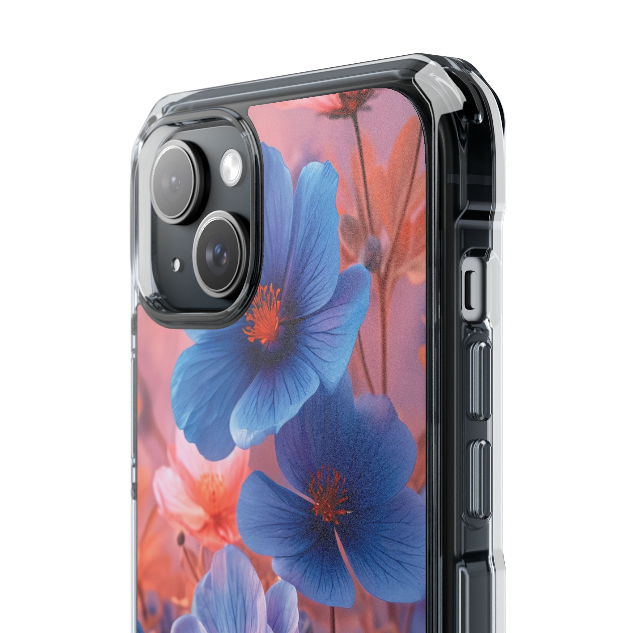 Ethereal Floral Symphony iPhone 15 - Clear Impact Phone Case