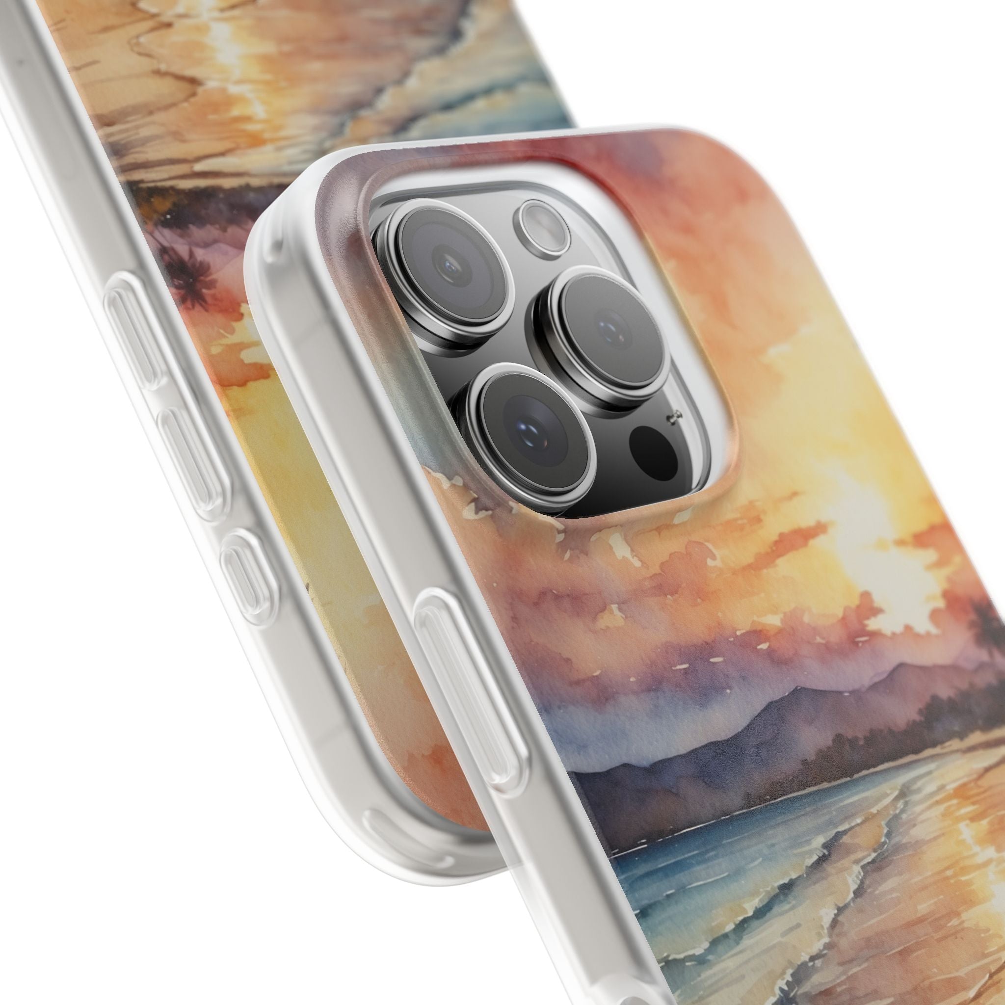 Sunset Reflection iPhone 16 Pro Case - Soft