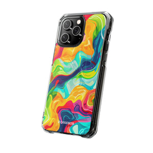 Bold Bright Patterns | Phone Case for iPhone (Clear Impact Case - Magnetic)