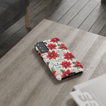 Poinsettias Bloom Bright - Samsung Case