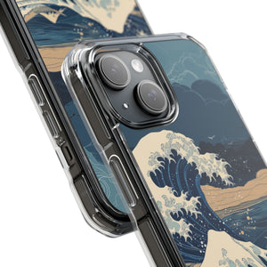 Oceanic Reverence – Handyhülle für iPhone (Clear Impact – Magnetisch)