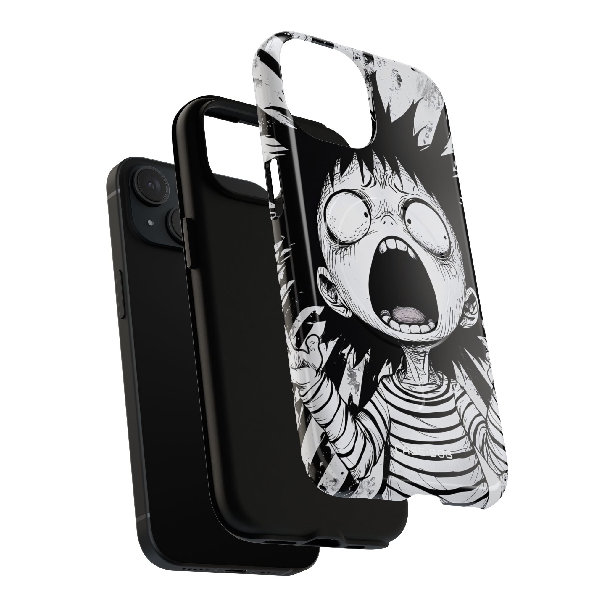 Screaming Stripes iPhone 15 Case - Tough+