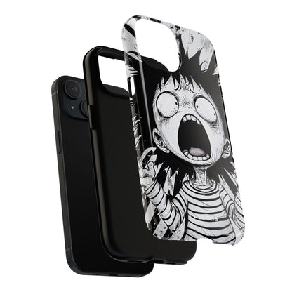 Screaming Stripes iPhone 15 Case - Tough+