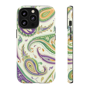 Paisley Pastell Eleganz - Schutzhülle fürs Handy