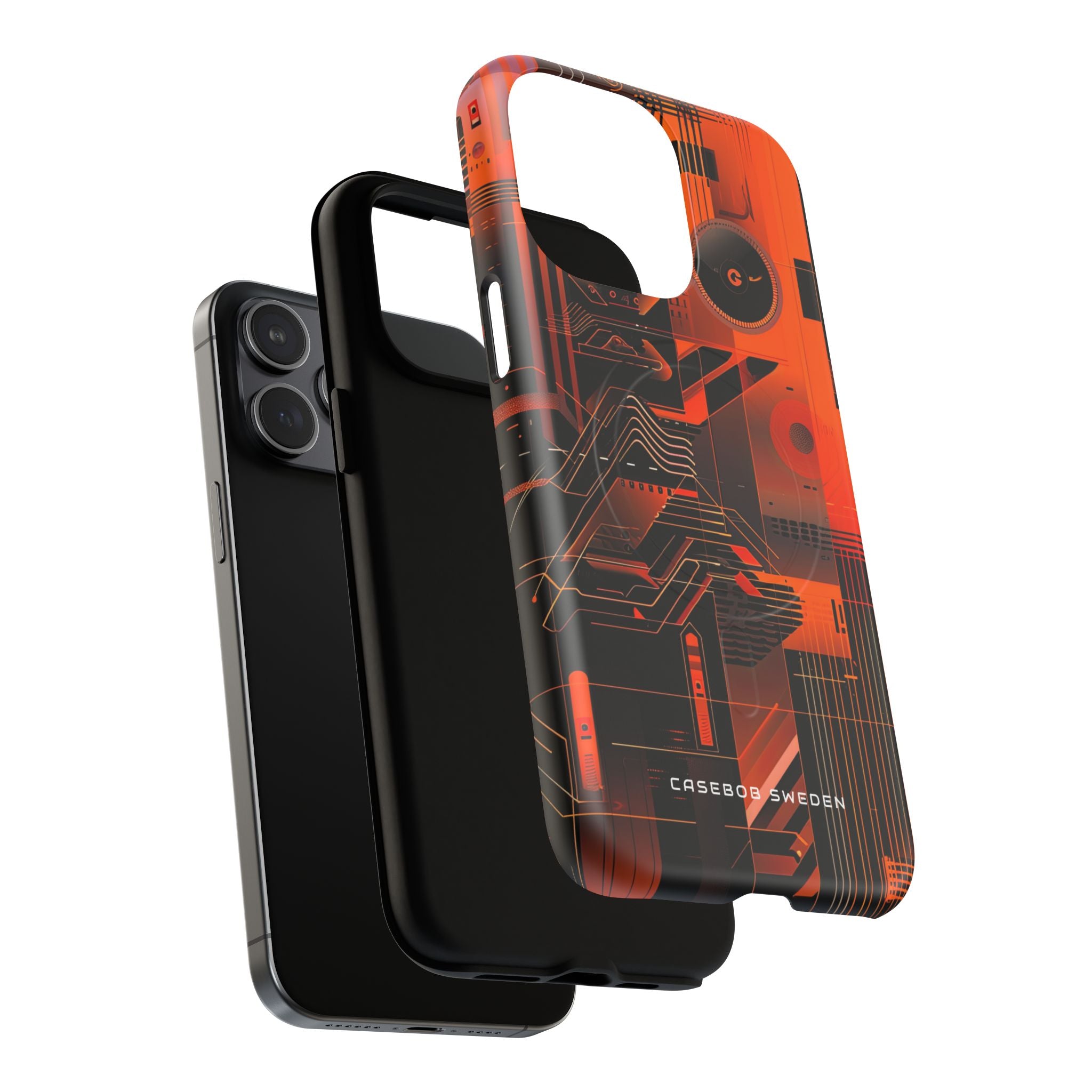 Gradient Circuitburst iPhone 15 | Tough+ Phone Case