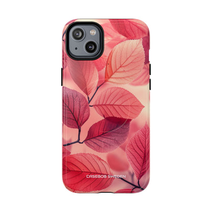 Pink Purple Nature Pattern - Tough + MagSafe® iPhone 14 Phone Case