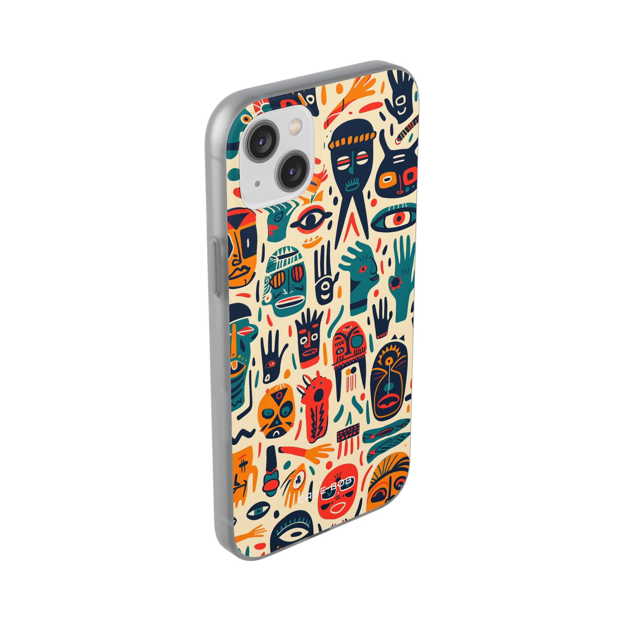 Vivid Faces iPhone 14 Plus Case - Soft