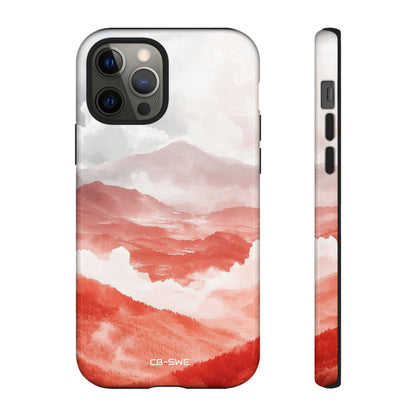 Mountain Flames Rise - iPhone Case