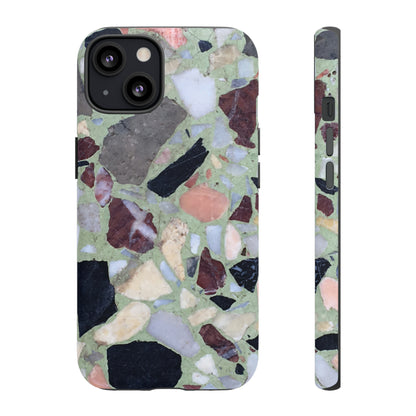 Terrazzo in Green - Protective Phone Case