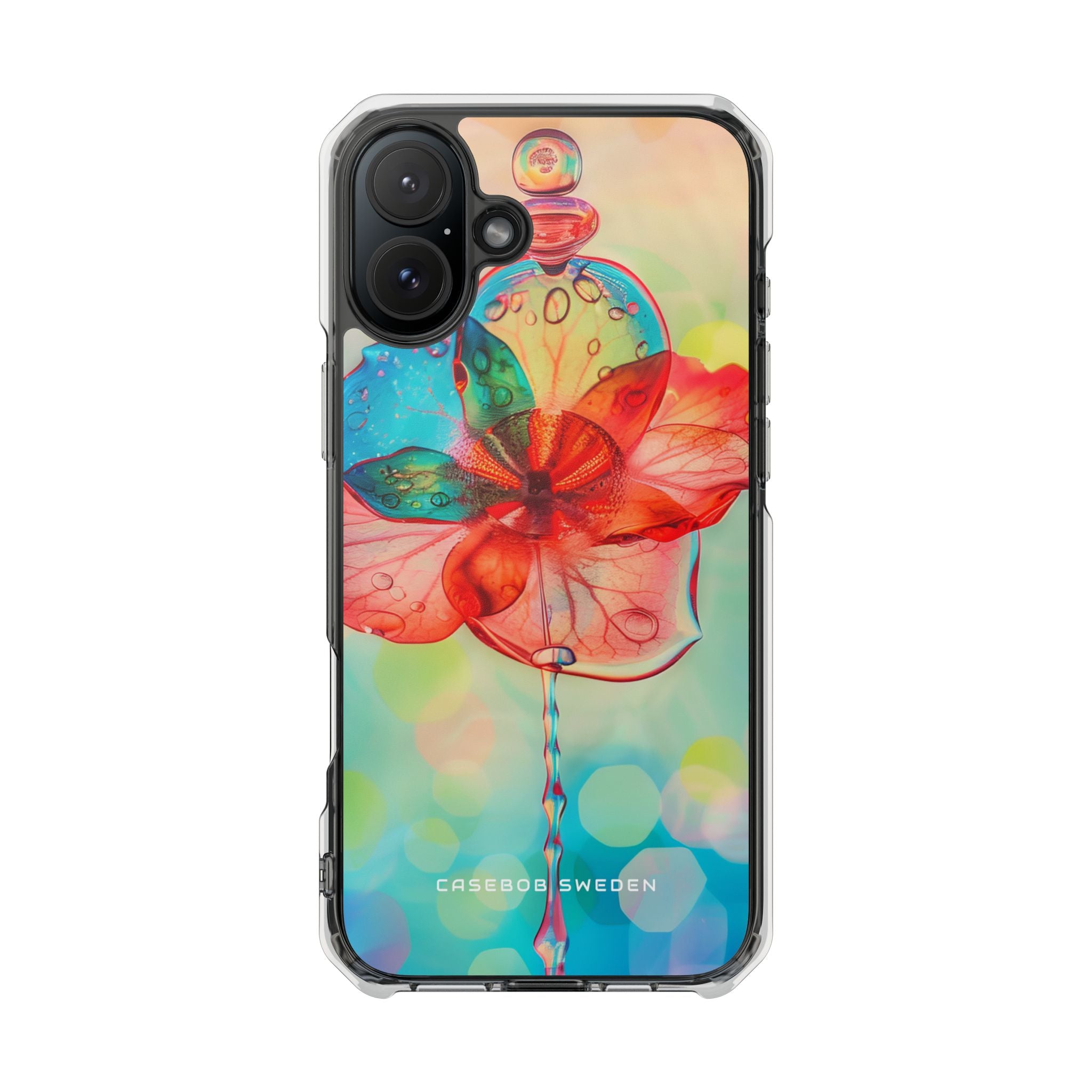 Ethereal Glass Flower iPhone 16 - Clear Impact Phone Case