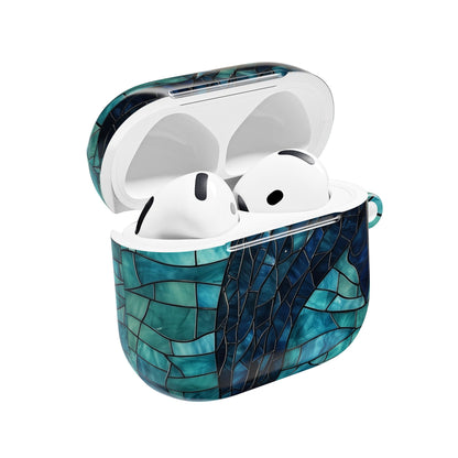 Blue Whale Mosaic - AirPods Case