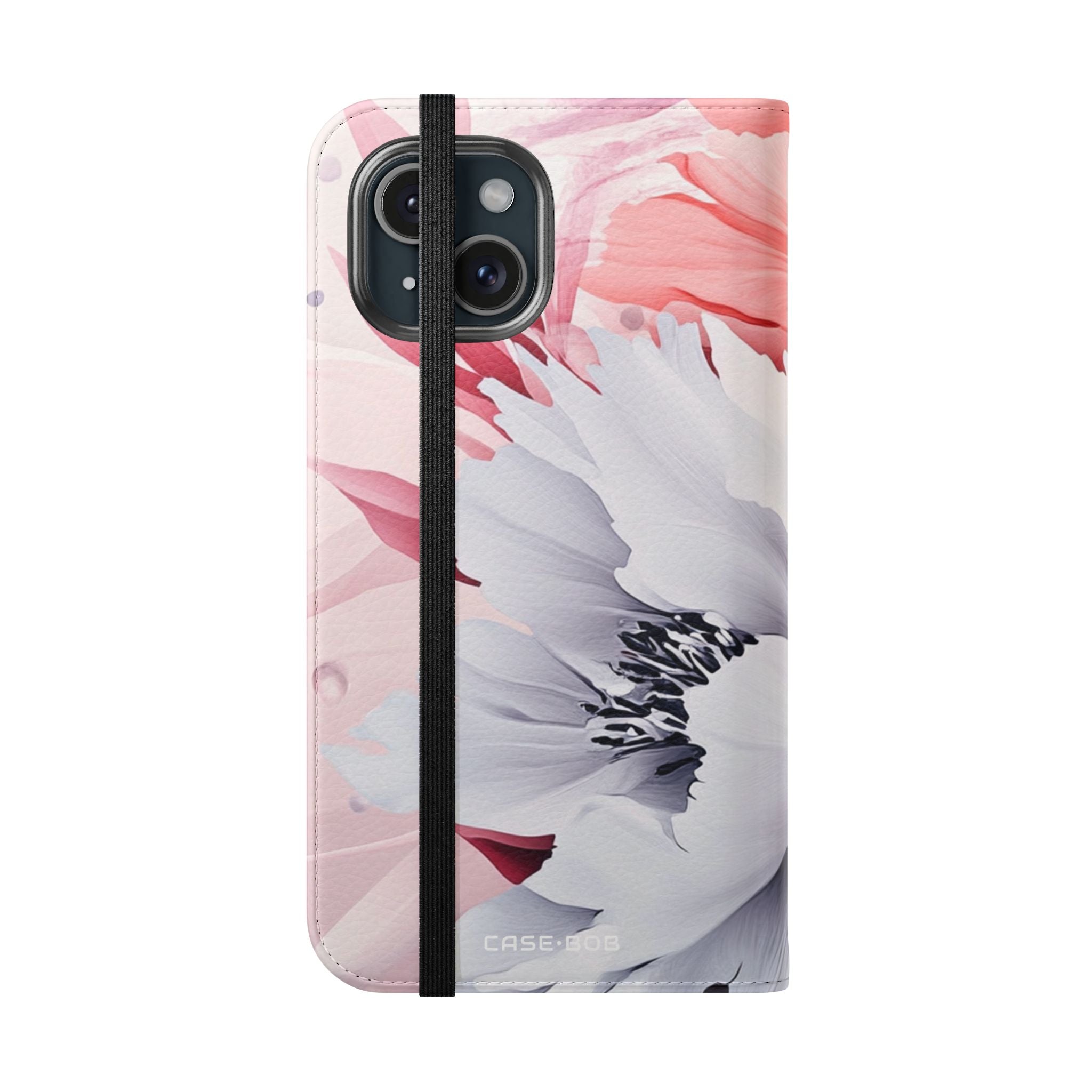 Koralli Kukkaloisto - iPhone 15 -lompakkokotelo