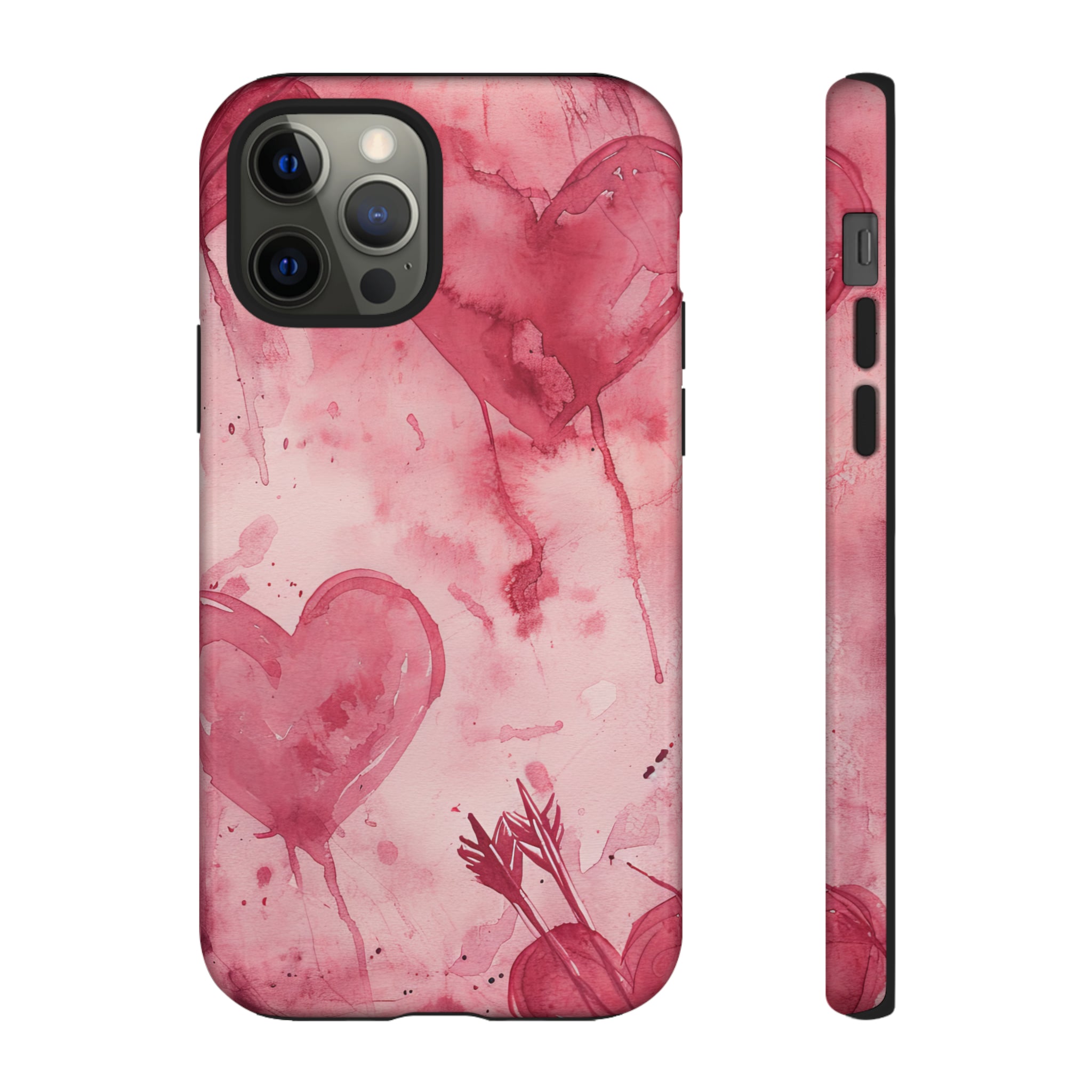 Cupid's Heart Entwined - Protective Phone Case