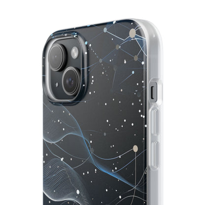 Gradient Neural Waves iPhone 15 - Flexi Phone Case