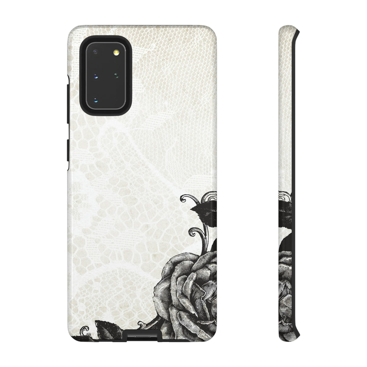 Rosett Gothic Flower - Protective Phone Case