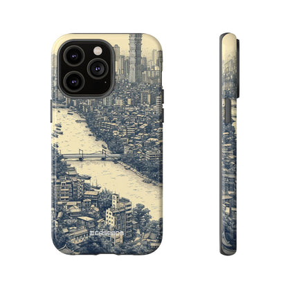 Nostalgic Metropolis | Protective Phone Case for iPhone