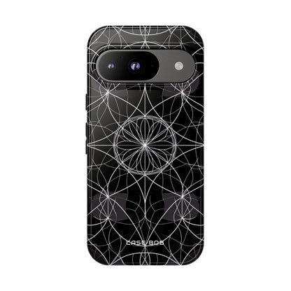 Radiant Petal Orbit Google Pixel 9 Case - Tough
