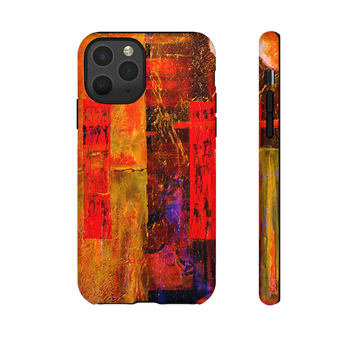 Red Oil Painting - Protective Phone Case