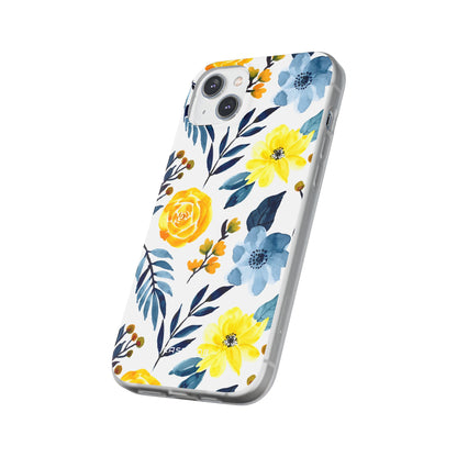 Golden Bloom iPhone 14 Plus Case - Soft