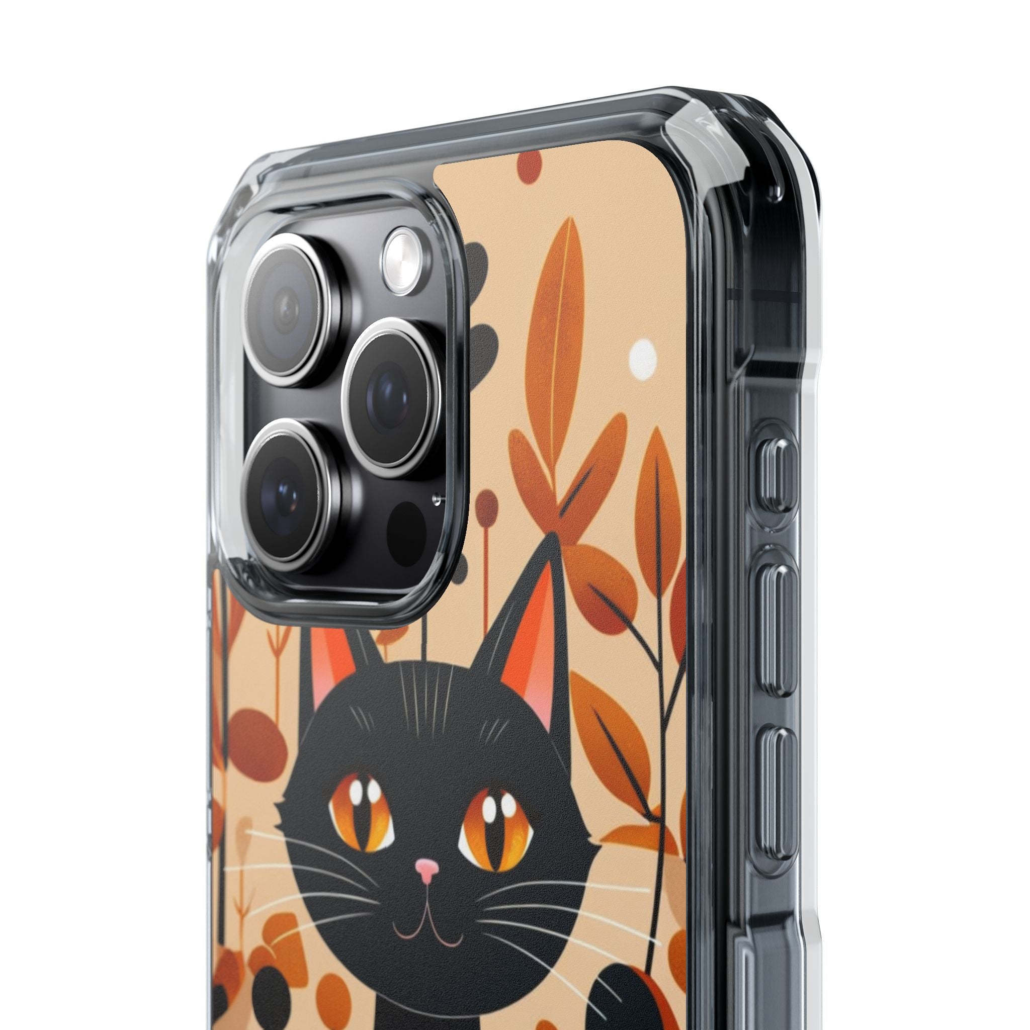 Autumnal Cat Whimsy iPhone Case - Impact