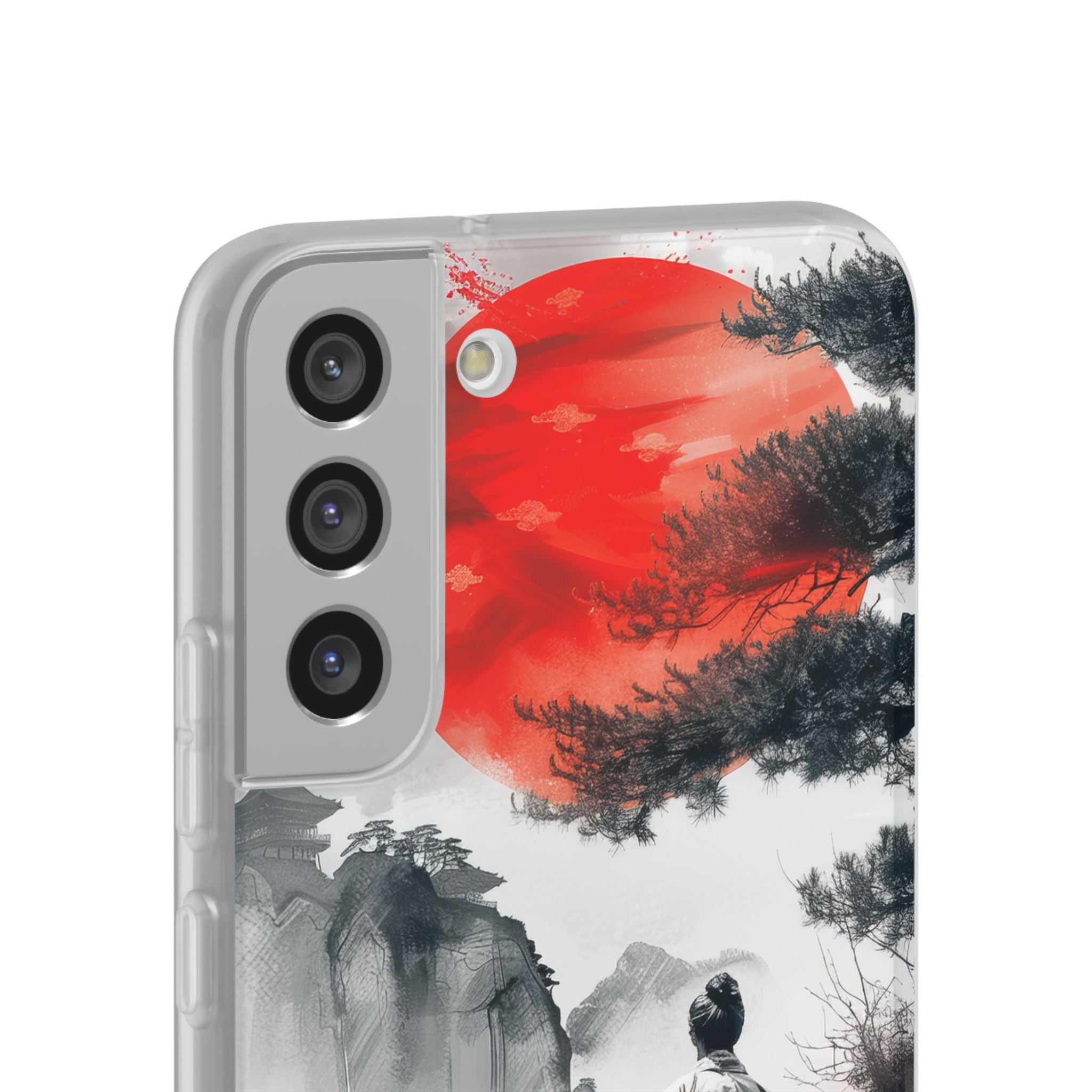 Serene Samurai Sunrise | Flexible Phone Case for Samsung Galaxy