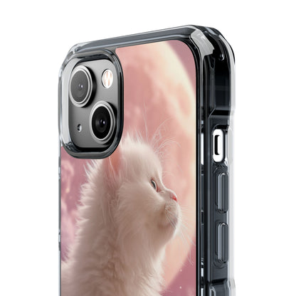 Lunar Cat Soars iPhone Case - Impact