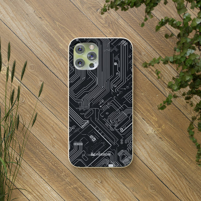 Cyber Circuitry Art | Biodegradable Phone Case